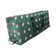 thumbnail image 2 of Bolsa organizadora de almacenamiento para de Navidad, cremalleras dobles multiusos, práctico transporte de adornos navideños para accesorios de Cabeza de Papá Noel verde, 2 of 5