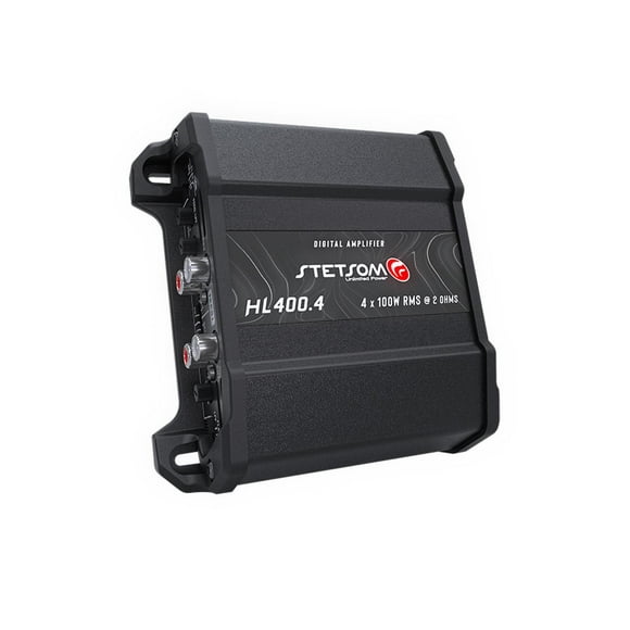 Amplificador 4 Canales Stetsom HL400.4 4X100W RMS 5hz-24khz