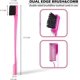 thumbnail image 2 of MayaBeauty Double Sided Edge Control Cacampanao Pincel Comb Combo Pack 2 Pieces Rosa and Negro, 2 of 7