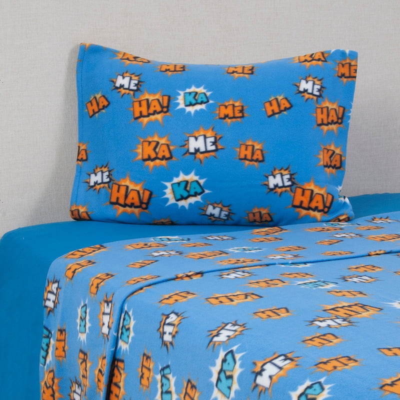 Juego De Sábanas Polar 1.5 Plaza Dragon Ball Z Hameka