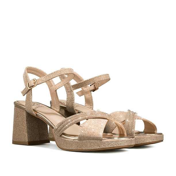 Sandalia Taco De Moda Con Pedrería Mujer Weide You536 Lider