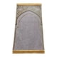 thumbnail image 2 of Oración Alfombra Decoración Exquisita Poliéster Antideslizante Para Eid Viajes Meditación Gris, 2 of 5