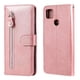 thumbnail image 1 of Funda con Cremallera para Xiaomi Redmi 9C, Carcasa Cartera de Cuero PU con Soporte y Tarjetero, 1 of 6