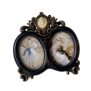 Bothyi - Marco De Imagen Práctico Marco De Fotos Único Para Aniversarios Amigos De Boda Negros