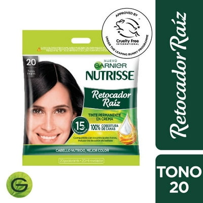 Retocador Raíz Tono 20 Sachet Negro 1 Un Nutrisse