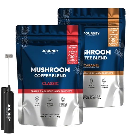 Paquete de café de hongos Journey Supplements Classic Caramel