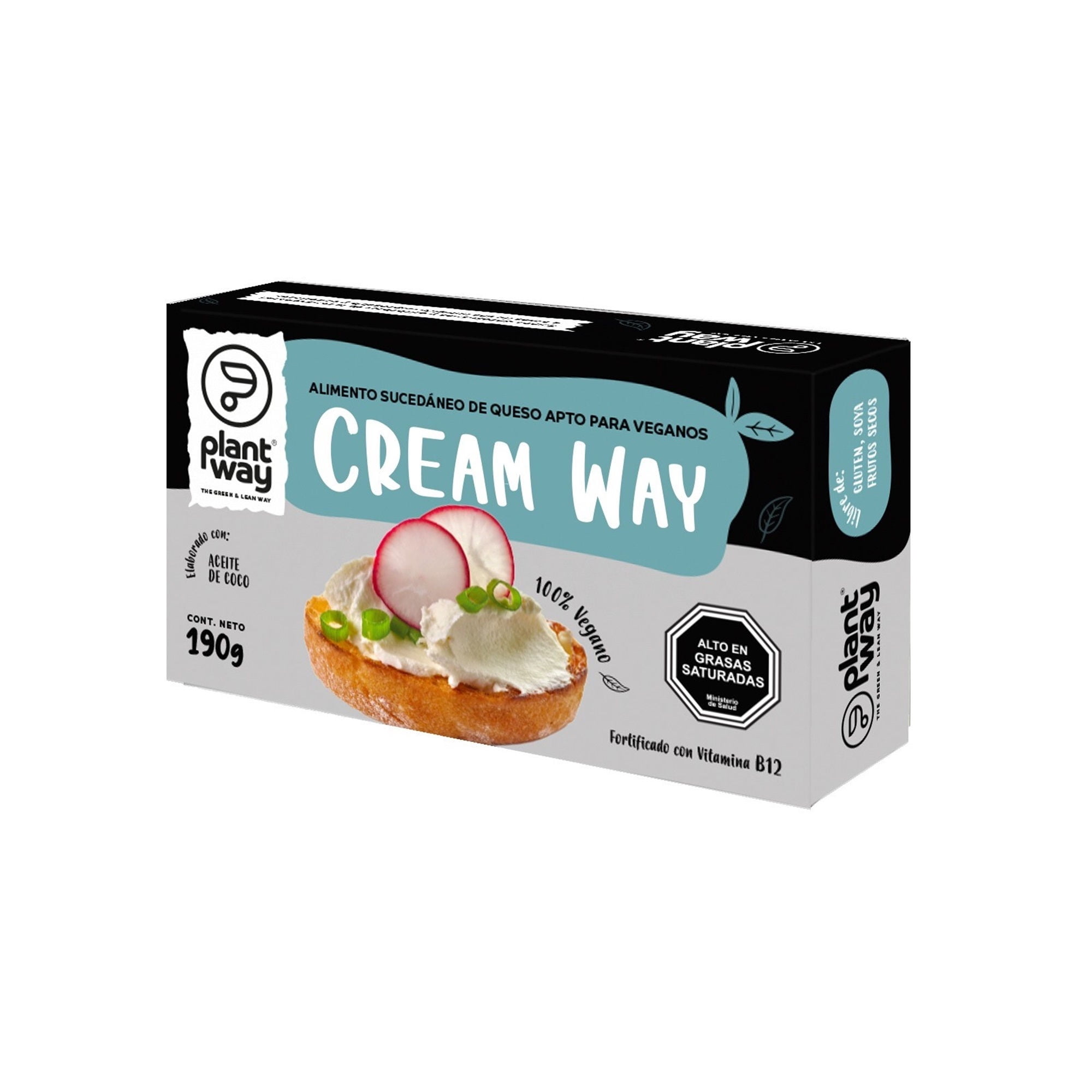 Sucedáneo Queso Crema Untable 190 g Plant Way