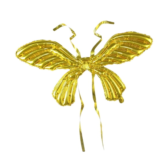 Mariposa Hada Globo Prop Ángel Niños Para Halloween Navidad Telón De Fondo Dorado
