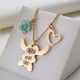 thumbnail image 2 of Collar MIXJOY para mi sobrina Ohana significa Family Stitch Gold, 2 of 3