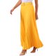 thumbnail image 4 of INSPIRE CHIC Falda Plisada para Mujer con Cintura Alta Elástica y Cinturón, Falda Maxi de Línea A Fluida L Naranja Amarillento, 4 of 6