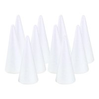 Magideal - Árbol De Navidad Artesanal Con Cono De Espuma Para Niños En La Iglesia, Preescolar Y Jardín De Infantes. 98Mm 10 Piezas