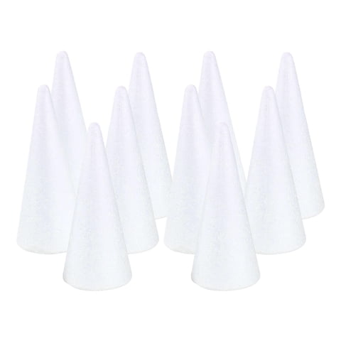 Magideal - Árbol De Navidad Artesanal Con Cono De Espuma Para Niños En La Iglesia, Preescolar Y Jardín De Infantes. 98Mm 10 Piezas