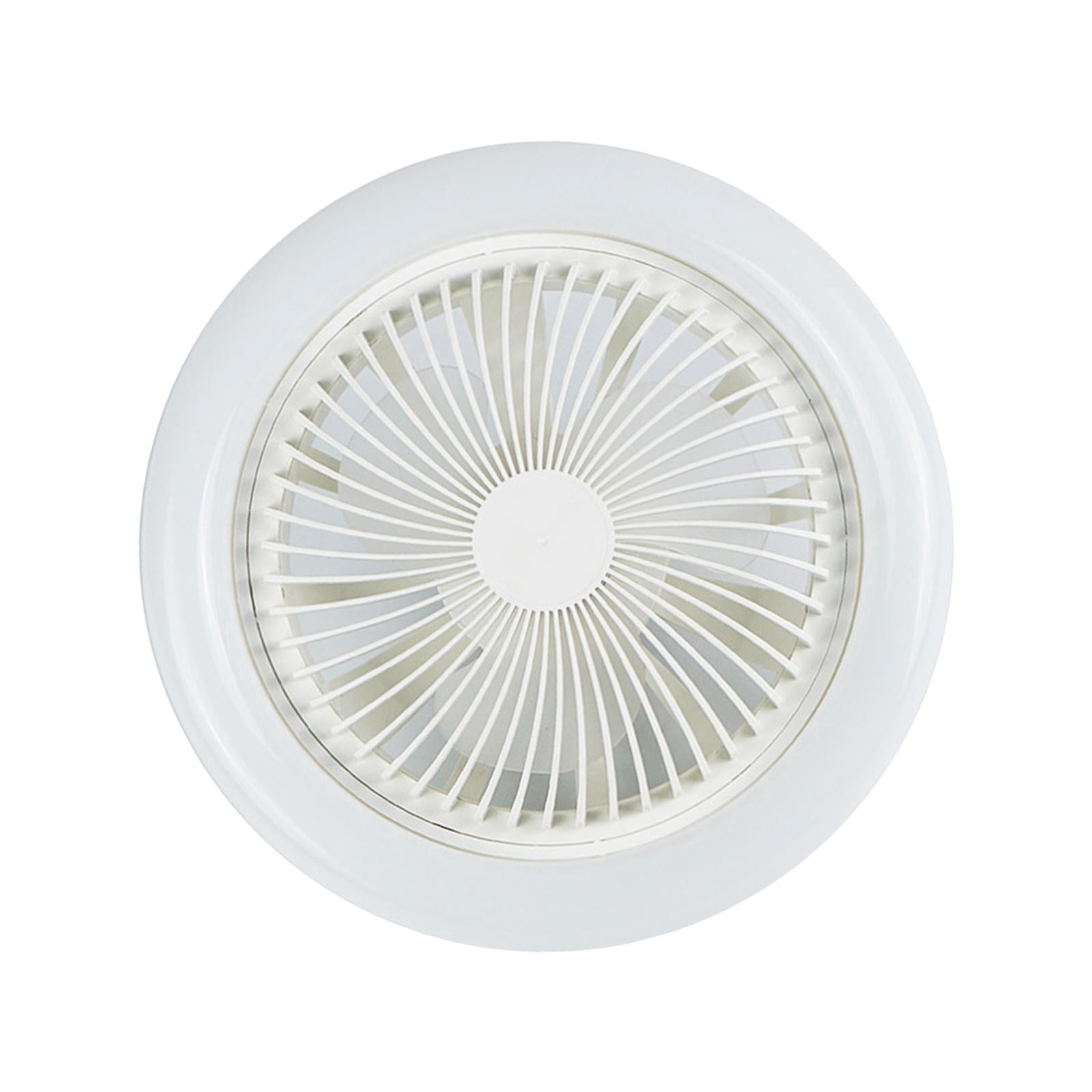 Ioensy - Ventilador De Techo Con Luz Ventiladores De Techo De Perfil Bajo Ventilador De Techo De Oficina Con Lámpara Blanca 30w