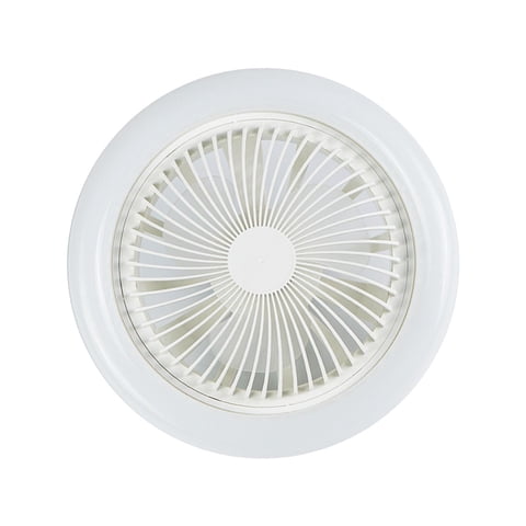 Ioensy - Ventilador De Techo Con Luz Ventiladores De Techo De Perfil Bajo Ventilador De Techo De Oficina Con Lámpara Blanca 30W