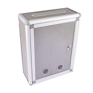 Magideal - Buzón Montado En La Pared, Reemplazo De Gran Capacidad, Caja De Entrega Segura De Metal Duradero, Buzón De Bloqueo Para Unidades Comunitarias Y Aparta Bm035 Entrada Superior