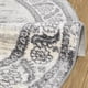 thumbnail image 3 of Alfombra Redonda Florida Gris 160 x 160 cm, 3 of 3