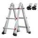 thumbnail image 1 of Escalera telescópica VEVOR A Frame, 9,5 pies, aluminio compacto, 330 l, 1 of 3
