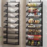 Organizador De Despensa Pokipo De 8 Niveles Para Colocar Sobre La Puerta Con Cesta Ajustable
