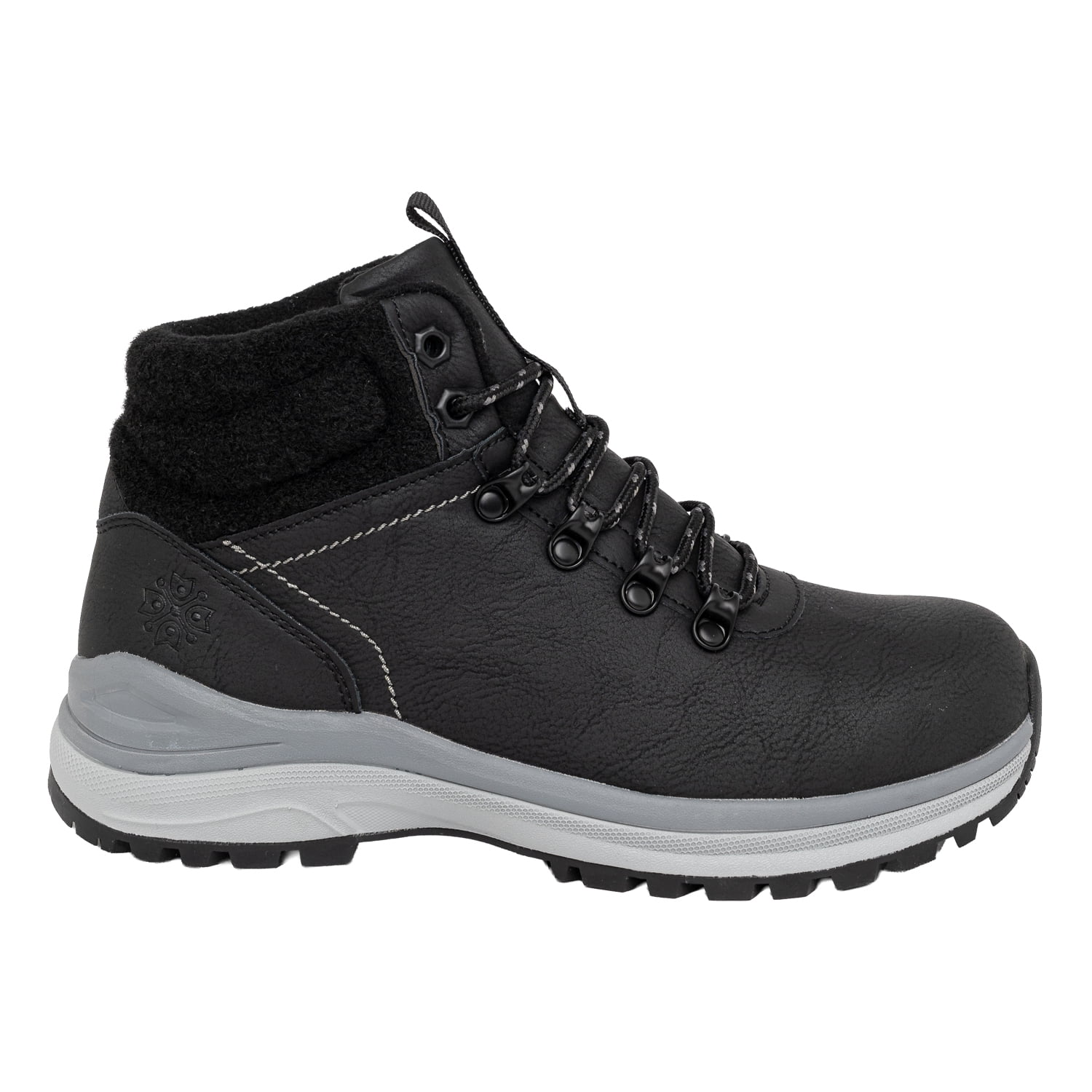 Botin Con Polar Mantes Negro Alquimia