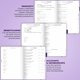 thumbnail image 5 of Planificador Clever Fox 15 x 21 cm Morado Fin de Vida, 5 of 7