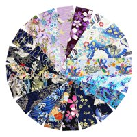 Bothyi - 20 Piezas De Tela Acolchada, Tiras De Rollo De Gelatina Suave Para Ropa, Patchwork B