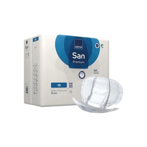Abena - Apósito Anatómico San 10 Premium Adultos, 25 Unidades