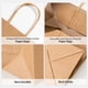 thumbnail image 3 of Bolsas de regalo RACETOP de papel kraft marrón, 100 unidades, 15 x 8 x 21 cm, 3 of 7