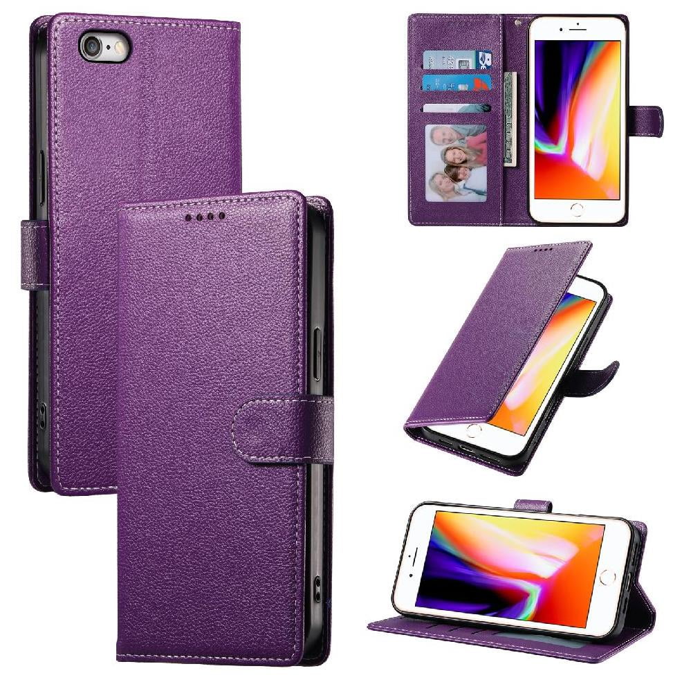 Foxdock - Funda Para Iphone 7 Plus/8 Plus – Cuero Premium, 3 Ranuras Para Tarjetas, Protección Contra Impactos