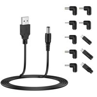 Cable De Carga Liansum Usb A Dc De 5 V Con 10 Conectores