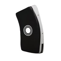 Ioensy - Saco De Boxeo Con Almohadilla Para Patadas, De Piel Sintética, Para Competición De Karate, Muay Thai, Color Negro Y Blanco