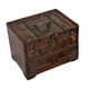 thumbnail image 5 of Caja De Joyería De Madera Contenedor De Baratijas Con Espejo Soporte De Caja De Joyería Antigua Estilo D, 5 of 5