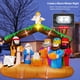 thumbnail image 2 of Belén hinchable navideño de 2,1 m para decoración exterior VISFLAIR, 2 of 3