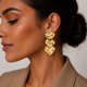 thumbnail image 2 of Aros Heart Cascade con Baño de Oro 18K., 2 of 4