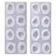 thumbnail image 2 of 2x GEM Piedra Molde DIY Arte Resina Fundición Vela Moldes Artesanía Herramienta Cristal, 2 of 5