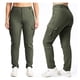 thumbnail image 3 of Pantalon Termico Impermeable Softshell Con Micropolar Mujer verde S, 3 of 10