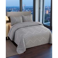 Imac Hogar - Cubrecama Quilt Moderno De Verano Diseño Chevron King-Super King
