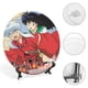 thumbnail image 4 of Inuyasha Plato decorativo de porcelana fina (bone china), plato decorativo de cerámica para hogar, oficina, soporte de pared, platos decorativos para dormitorio - 6 pulgadas (15 cm), 4 of 6