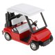 thumbnail image 5 of 1:20 Escala Mini Aleación Pull Back Carrito De Golf Con Palos Modelo De Juguete Fundido A Presión Rojo, 5 of 5