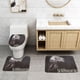 thumbnail image 2 of Juego de Alfombras de Baño Desmarcar Terciopelo Coral 3 Piezas, 2 of 6