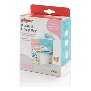 Bolsa Para Almacenar Leche Maternal Pigeon Con Diseño 180Ml