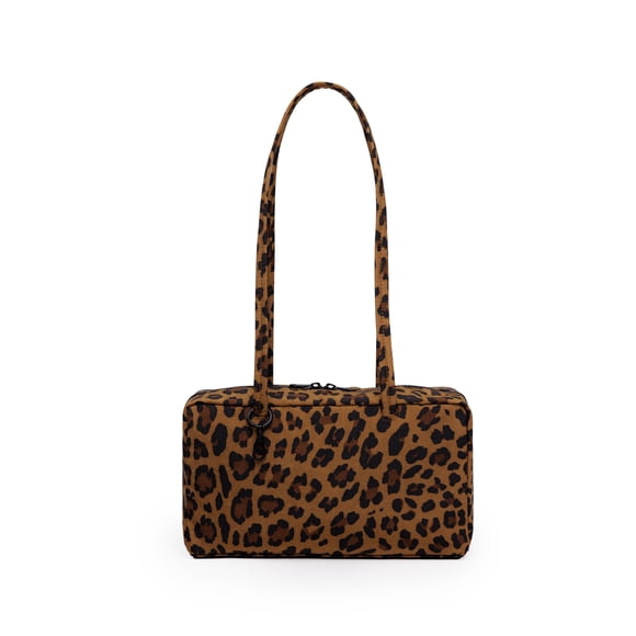 Bolsa Bowler de nylon con estampado de leopardo BAGGU