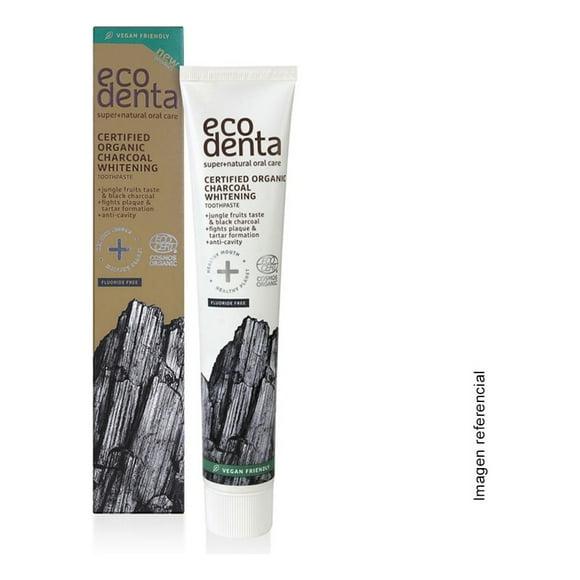 Pasta Eco Denta Blanqueadora Organica Con Carbon 75 Ml