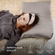 thumbnail image 5 of Almohada BHZ Queen con Plumas de Ganso Gris y Funda de Satén, 5 of 9