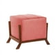 thumbnail image 1 of Pouf Marsella Tela Velvet Palo Rosa, 1 of 3