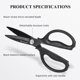 thumbnail image 2 of Sunnecko Kitchen Scissors All Purpose Heavy Duty Scissors Ti, 2 of 3