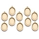 thumbnail image 5 of 10x Mini Marco De Exhibición De Aros De Bordado Para Decoración De Festivales Colgantes DIY Oval, 5 of 5