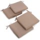 thumbnail image 1 of Cojines para silla Blazing Needles, sarga maciza, color caramelo, juego de 4, 1 of 1