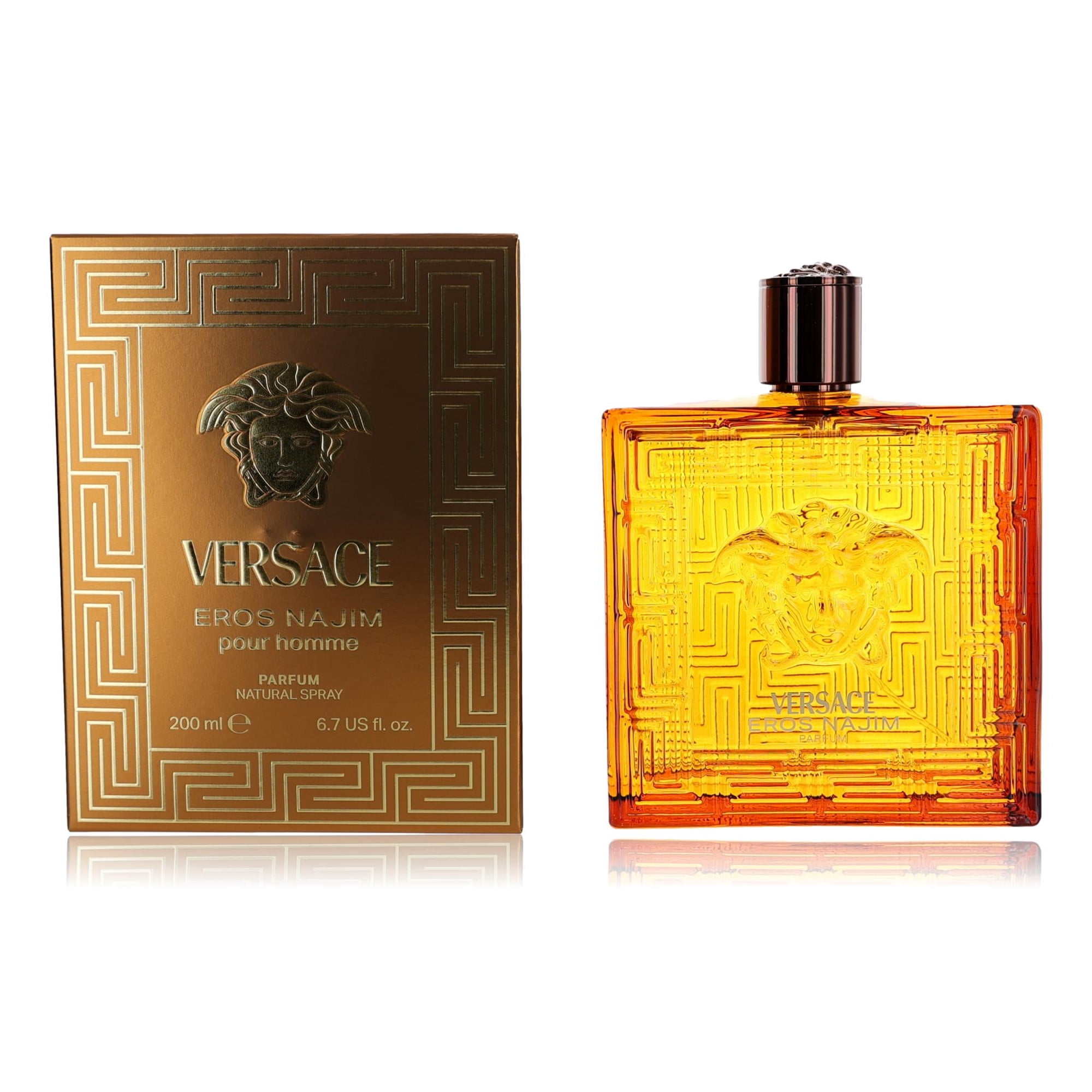 Eros Najim De Versace, 6.7 Oz Parfum Spray Para Hombre