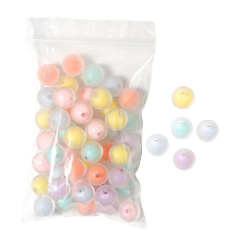 Bothyi - 50 Cuentas Acrílicas Hechas A Mano Para Hacer Joyas, Accesorios Para Pulseras, 11,5 Mm