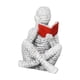 thumbnail image 3 of Figura De Mujer Leyendo Escultura Abstracta De Resina Para Estante De Entrada Estilo B, 3 of 3